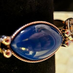 Elegant Blue Stone Women's Ring